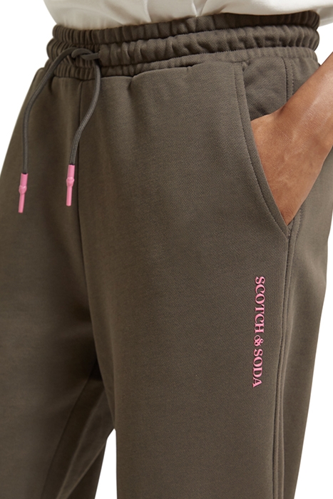 UNISEX ORGANIC COTTON SWEATPANTS DARK TAUPE 8