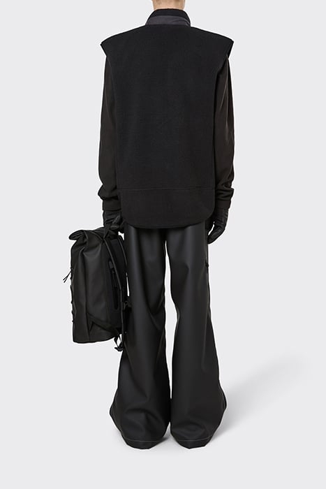 UNISEX HEAVY FLEECE VEST BLACK 5