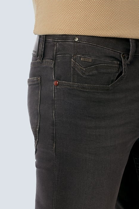 SHORT DENIM STRETCH BLACK DENIM 6