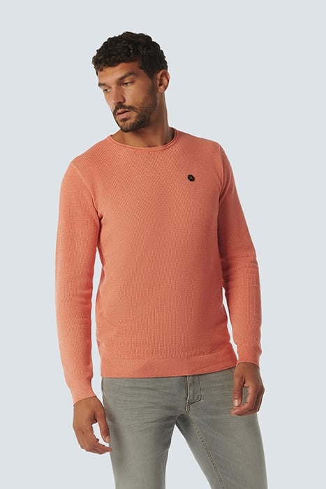 PULLOVER CREWNECK 2 COLOURED JACQUARD MELON 1