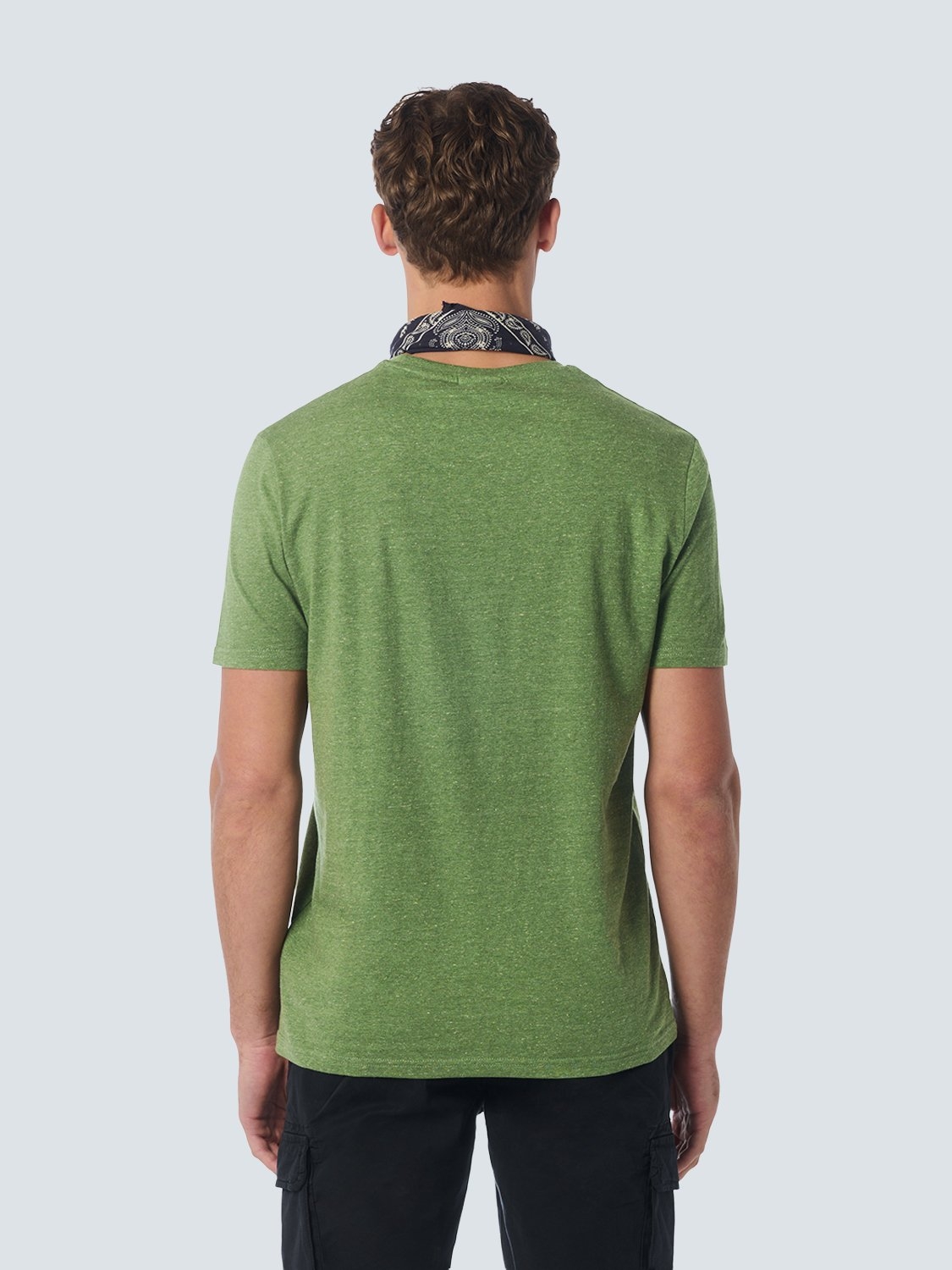 T-SHIRT CREWNECK MULTI COLOURED MELANGE GREEN 2