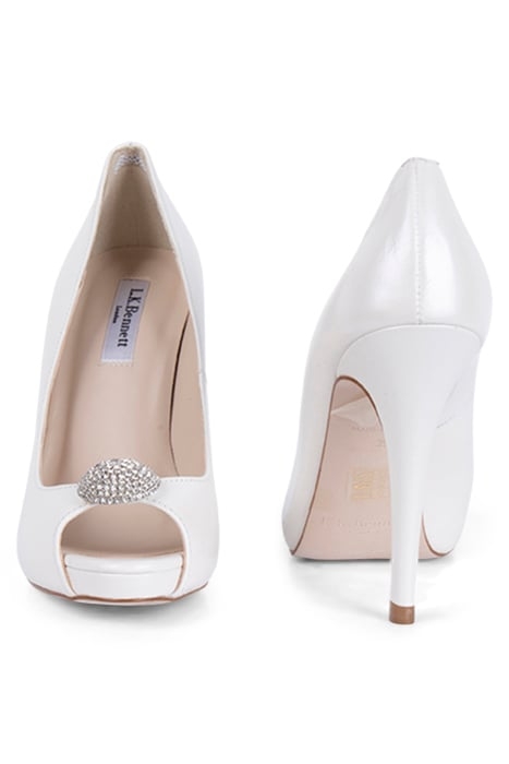 ONINA PEEP TOE PEARL 2
