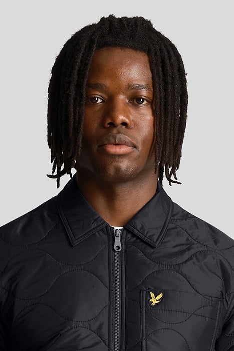 QUILTED OVERSHIRT BLACK ICE 5