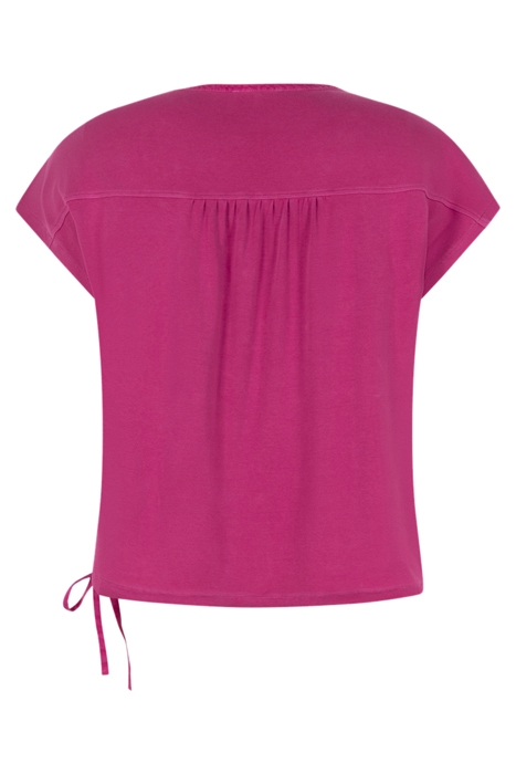 BLOUSE WOVEN CAP SLEEVES FESTIVAL FUCHSIA 6
