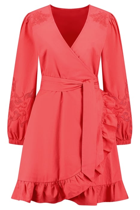 ANN SHORT DRESS HIBISCUS 1