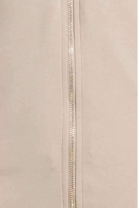 LARA ZIP UP CARDIGAN BEIGE 5