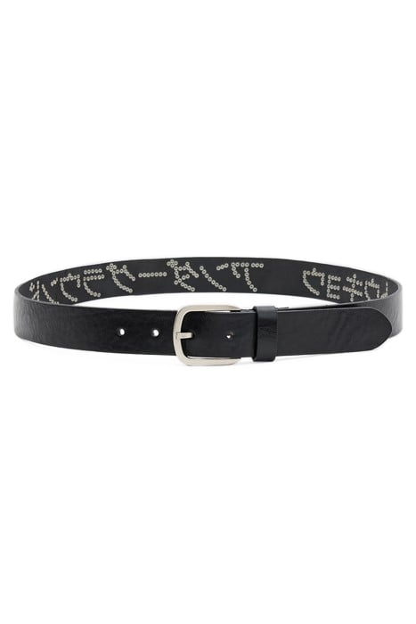 UNDERGRUND STUD BELT BLACK/DULL NICKEL 4
