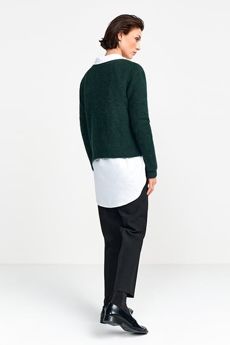 COZY CARDIGAN RECYCLED MIDNIGHT JADE 2