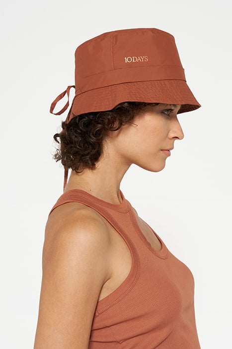 BUCKET HAT SADDLE BROWN 2
