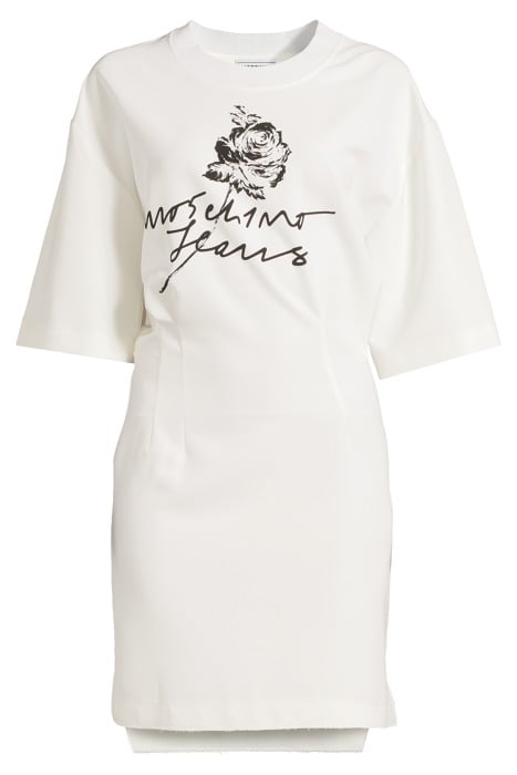 ROSE PRINT CADY DRESS WHITE 3