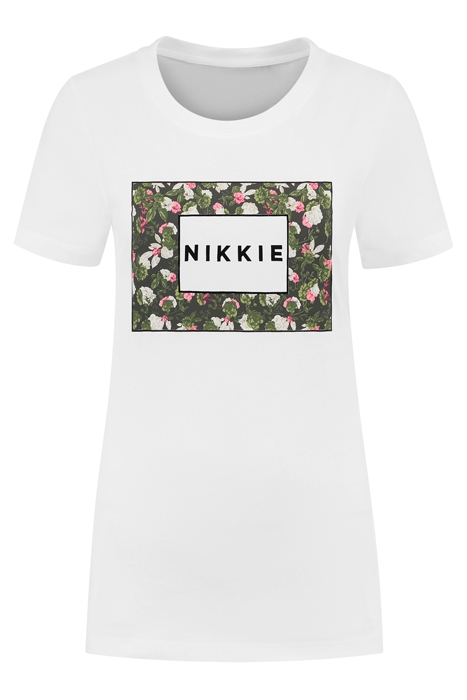 BLOCK FLOWER TSHIRT STAR WHITE 1