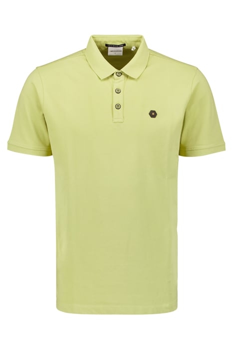 POLO PIQUE GARMENT DYED LIME 4