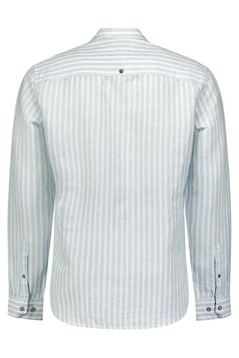 SHIRT GRANDDAD STRIPE WITH LINEN CLOUD 5