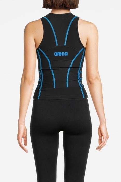 W TRITOP ST BLACK-TURQUOISE 2