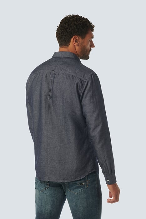 SHIRT DENIM LOOK WITH LINEN INDIGO 2
