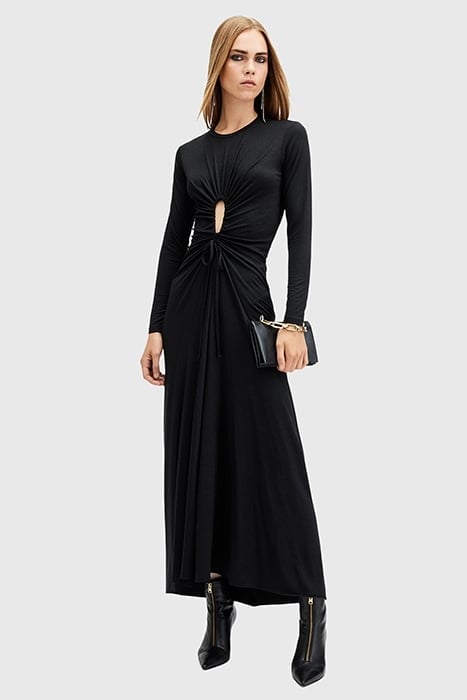 XYLIA LS DRESS METALLIC BLACK 1