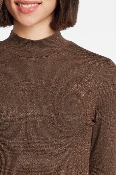 EV GLAM RIB TURTLE LONGSLEEVE ESPRESSO 4