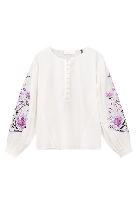 BLOUSE - EMBROIDERY PURPLE 3