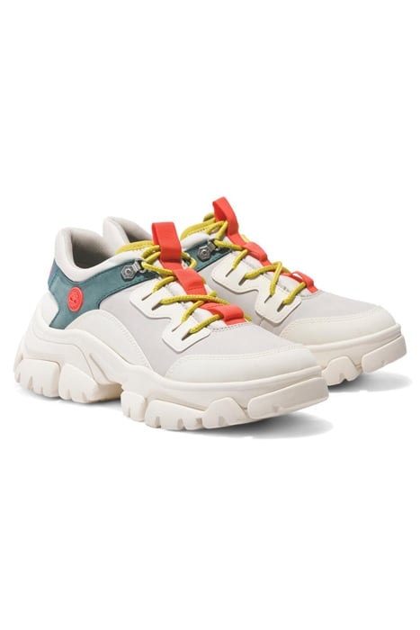 ADLEY WAY LOW LACE UP SNEAKER WHITE NUBUCK 2