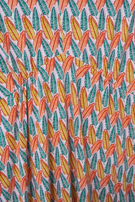 TEA MIDI JERSEY DRESS GREY MULTI 4