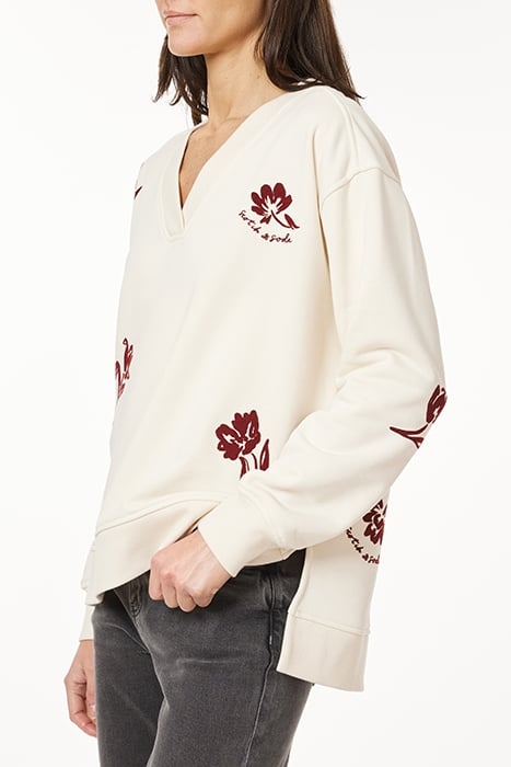 SWEATSHIRT WHITE CAP GREY 5