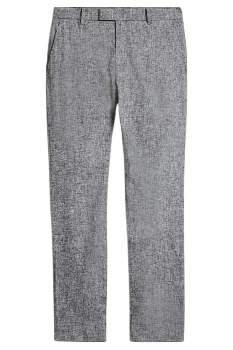 SLIM FIT PANTS WITH WELT HIP POCKET AND MED GREY 2