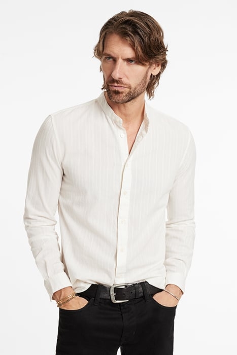BEN LS SPORTSHIRT WHITE 1