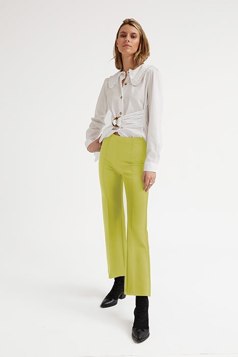 LIGHT PONTE DI ROMA HOLLIE TROUSERS YELLOW 1