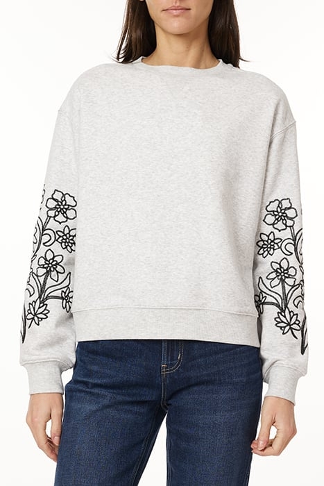 CREWNECK SWEATSHIRT LIGHT GREY HEATHER 1