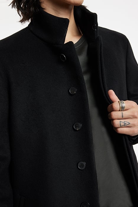SHAWL LAPEL COAT BLACK 3