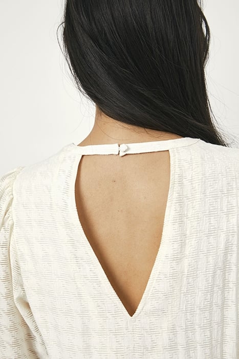 DAFFODIL BACK DETAIL DRESS BUTTER CREAM 5