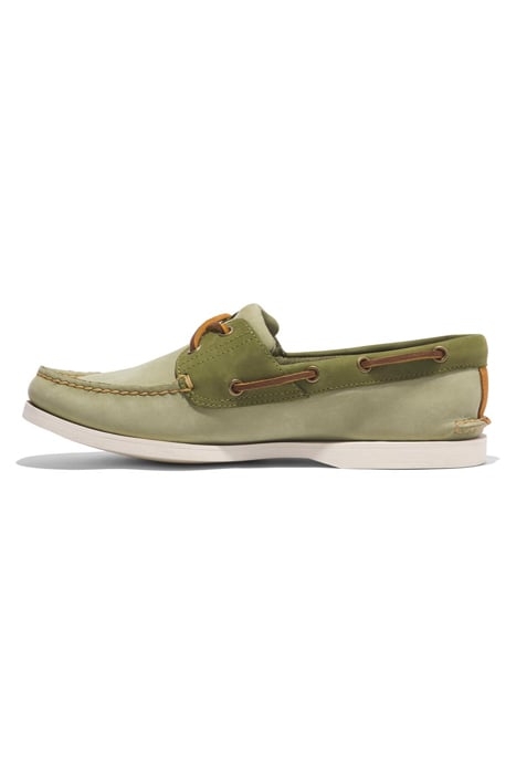 CLASSIC BOAT BOAT SHOE LIGHT GREEN NUBUCK 6