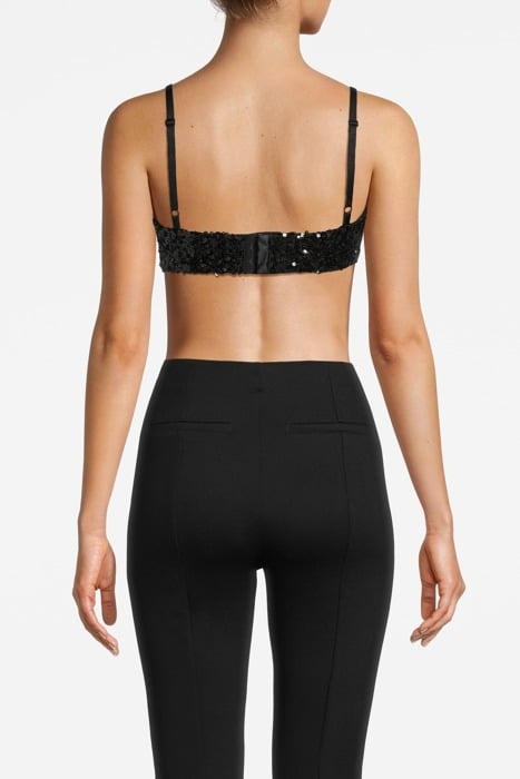 BRA WITH SEQUINS BLACK 2