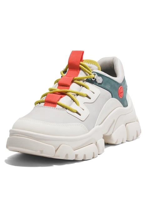 ADLEY WAY LOW LACE UP SNEAKER WHITE NUBUCK 7