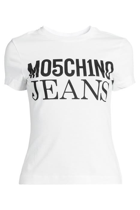 LOGO PRINT JERSEY T-SHIRT WHITE 3