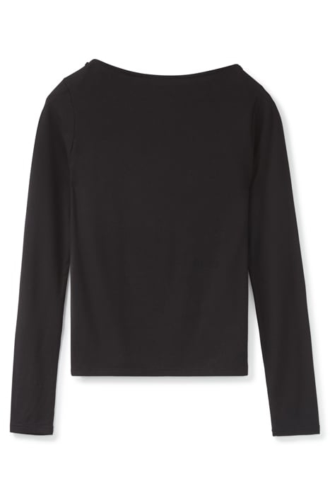 LS KNIT TOP BLACK 4