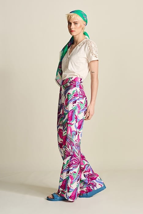 PANTS - WIDE LEG FIORE DI ZUCCA MULTI COLOUR 6