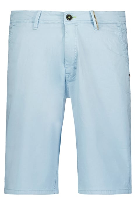 SHORT CHINO GARMENT DYED TWILL STRETCH SKY 4