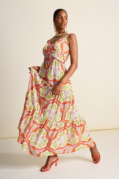 DRESS - STRAP MARRAKESH SUMMER ORANGE 5