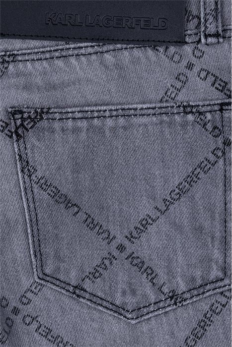 PRINTED RELAX FIT DENIM PANTS KL 3