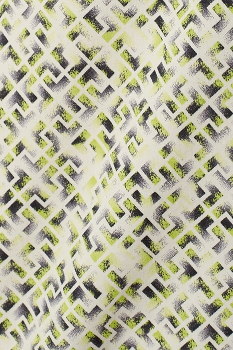 SHIRT SHORT SLEEVE ALLOVER PRINTED LIME 7