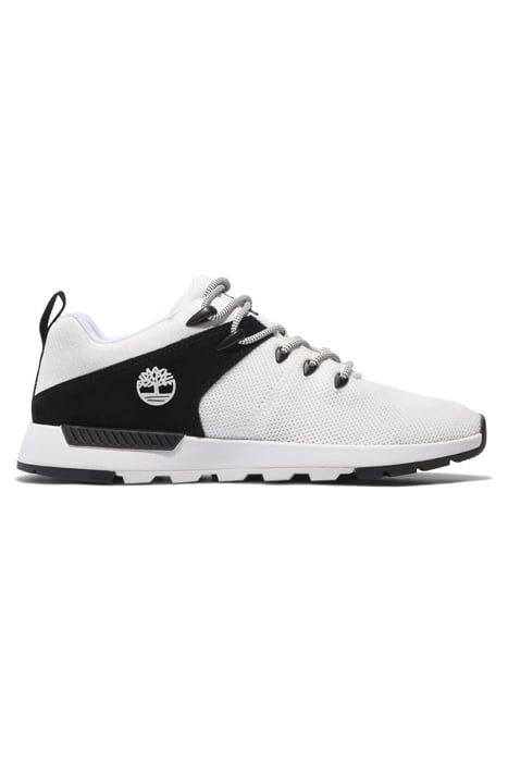 SPRINT TREKKER LOW LACE UP SNEAKER WHITE KNIT 1