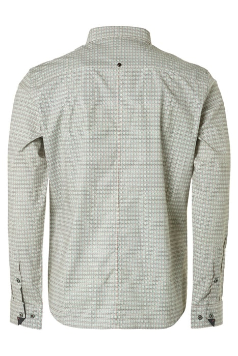 SHIRT STRETCH ALLOVER PRINTED DARK STEEL 5