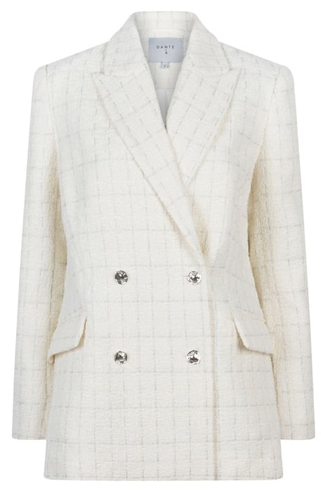 RENOIR BOUCLÉ BLAZER BUTTER CREAM 3