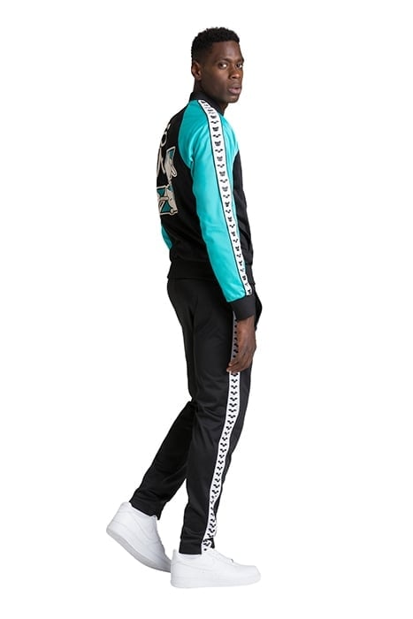 M RELAX IV TEAM JACKET ANIME BLACK-MINT 3