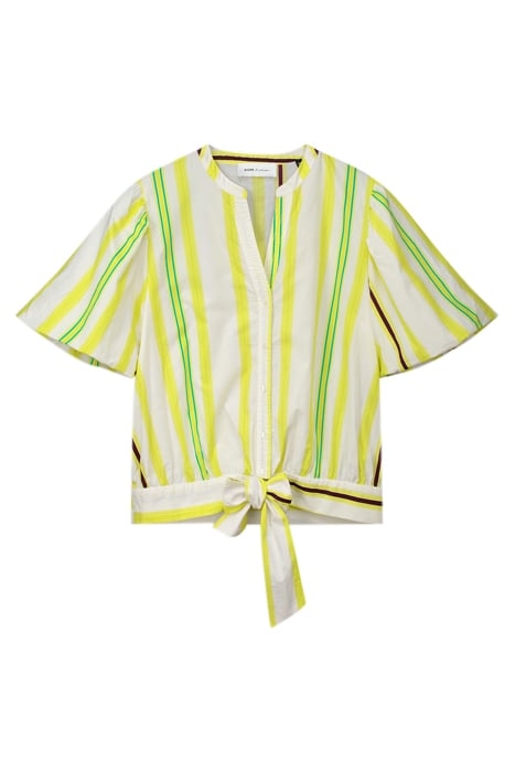 BLOUSE - STRIPED LEMON YELLOW 3