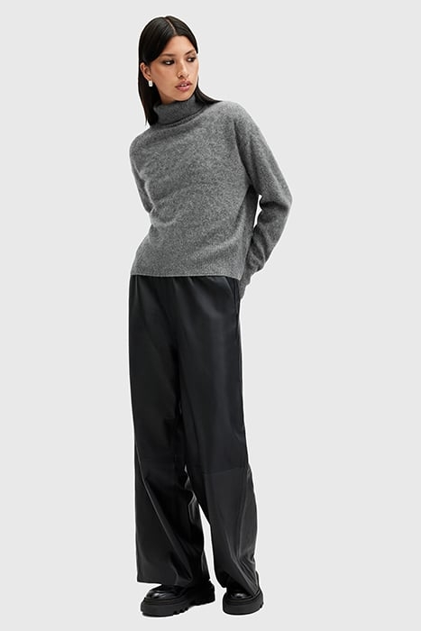 REBEL ROLL NECK GREY MELANGE 3