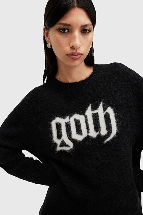 GOTH JUMPER BLACK 6