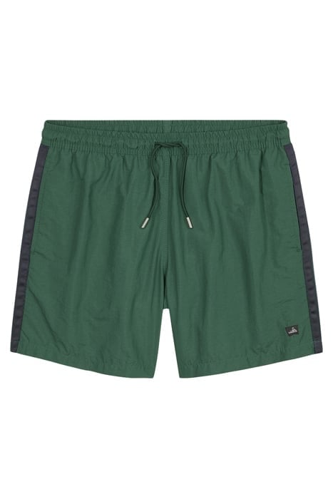 HUDSON-STRIPE | SWIM SHORTS PINE GREEN 1