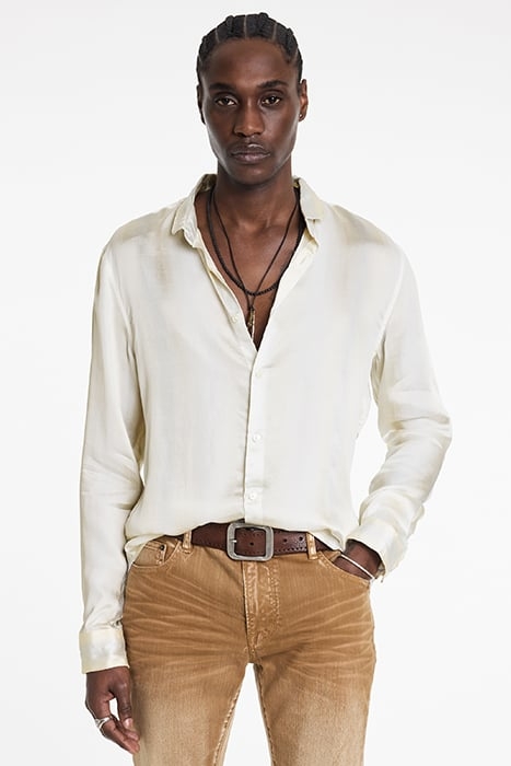 SLIM FIT SHIRT WITH WIRE INSERTED SHAPED CHINA WHITE 1